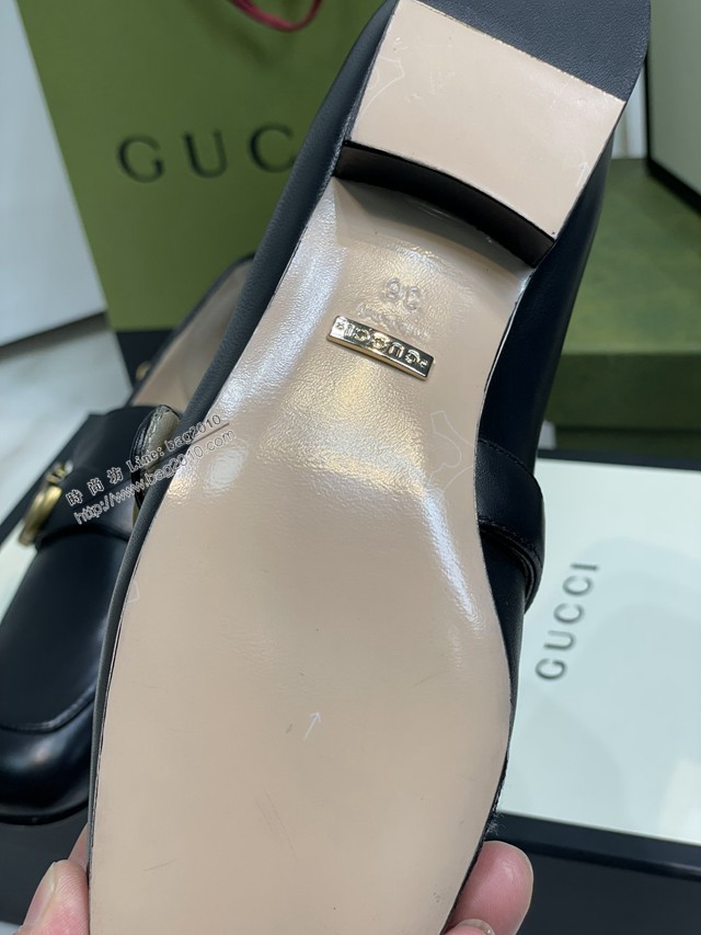 gucci女士羊皮鞋單鞋 古馳2020春夏專櫃新款休閒皮鞋 dx2897